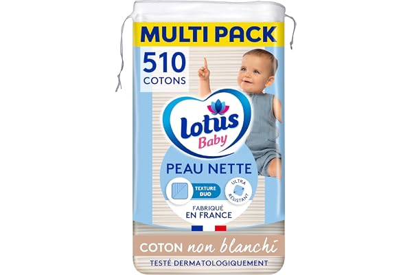 Lotus Baby Peau Nette - Cotons bébé - 510 Cotons