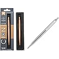 Parker Jotter Anti Microbial Ball Pen (Ink - Blue) Moments Classic Chrome Trim Ball Pen (Silver)