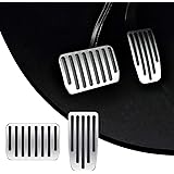 Farasla Anti-Slip Foot Pedal Pads for Tesla Model 3 Model Y, Performance Aluminum Accelerator & Brake Pedal Covers