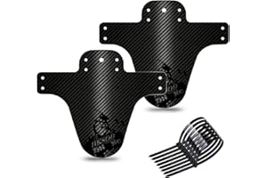 hksod Garde-Boue pour VTT de 26 à 29 Pouces Mudguard VTT Avant et arrière avec Serre-câbles, Garde-Boue pour protéger Contre Les éclaboussures et la saleté