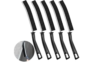 Tufa Spazzola per la Pulizia Delle Fessure, 5 Pezzi Spazzola per la Pulizia Delle Fughe con Manico Design, Spazzola per Dettagli, Spazzola Per Doccia, Pavimenti, Bagno e Cucina