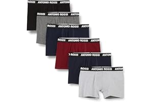 FM London Dopasowane bokserki hipsterskie Mężczyźni Antonio Rossi męskie bokserki z gumką Hipsters (6 szt.)