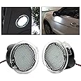 Lightdu LED Puddle Lights Side Under-Mirror Lamp Assembly Replacement for Ford F-150 Expedition Explorer Edge Mondeo Taurus Everest Lincoln Mercury,2 Pcs (white)