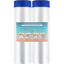 Afdekpapier met afplakband 90 cm x 45 m