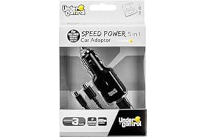 Chargeur Voiture 5/1 DSL/DSi/DSI XL/3DS/3DSXL Noir