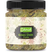 Shirish Masala Green Chilli Pickle 400g |Ghar Ka Achar |Rajasthani ...