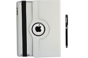 inShang Housse Compatible avec iPad 2 iPad 3 iPad 4 Étui Case Cover iPad Coques avec Veille/Réveil, Rotatif 360, Support, Con Stylet