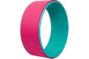 GROSSē Yoga Wheel - [Pro Series] Strongest & Most Comfortable Dharma Prop Wheel, Perfect Accessory for Stretching and Improving Backbends, 12 X 5 Inch Basic