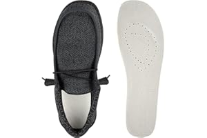 Endoto Classic Solette per Hey Dude Wally Shoes, Insoles Inserti di Ricambio per Uomo confortevoli e leggeri (Taglia: 44 EU)