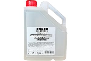 BASTELZONE Transparenter Bastelkleber. Klar-PVA-Kleber. Lösungsmittelfreier Kleber für Kinder. Geeignet zum Schleim selber machen. Ungiftig. Auf Wasserbasis (2 Liter)