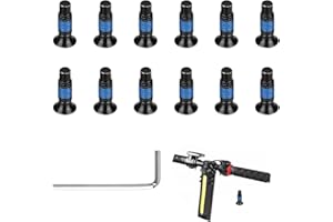 HTTYHT 12 Pezzi Vite Asse Monopattino con 1 Chiave a Brugola Acciaio Carbonio Viti di Ricambio Accessori Scooter Elettrico Adatto per Xiaomi M365 1S Pro Mi3 Ninebot Max G30 ES F Series Scooter
