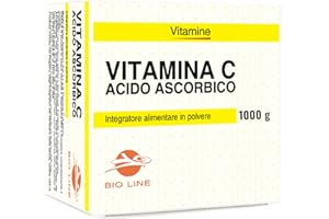 LABORATORI BIO LINE Vitamina C in polvere 1000 g (40 bustine da 25 grammi)