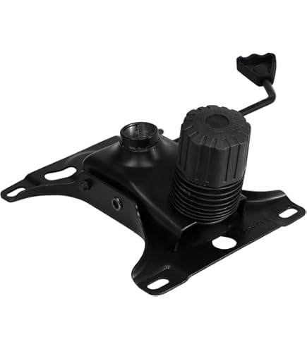 Base Per Poltrona Da Ufficio In Plastica Nera - Diametro 600 Mm Con Ruote