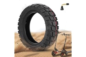 GLDYTIMES 10x3 255x80 80/65-6 Off-road Vacuum Tire Rubber Outer Tire Replacement for Zero 10x/ Apollo Pro/Kugoo M4 Pro Electric Scooter Go karts ATV Quad Speedway, Thickened Anti-explosion Tyre