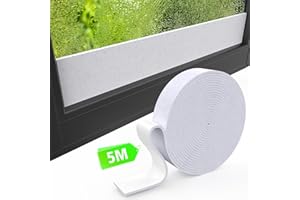 ‎CEVILLAE CEVILLAE Fenster Kondensationsabsorber 5M Anti Condensation Kondensationsstreifen Für Fenster Selbstklebend Kondenswasser Absorber Streifen Saugfähige Anti Condensation Filzstreifen 3.5cm*5m