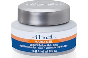 IBD Hard Gel – LED/UV Builder Gel Pink, 1er Pack (1 x 14 g) – MADE IN USA – żel budujący do paznokci różowy