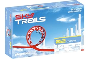 Sky Trails | Looping | Jeu de Construction pour des Parcours spectaculaires & de l'action | Construis ta Propre Aventure en looping - Flexible & Imaginative | 71972
