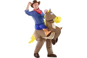 MORPHSUITS Morph Disfraz Hinchable Caballo Adulto, Disfraz Caballo Adulto, Disfraz Caballo Hinchable, Disfraz Hinchable Adulto, Disfraz Burro Adulto, Disfraces Despedida Soltero