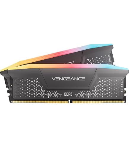 CORSAIR VENGEANCE RGB DDR5 RAM 32GB 6000MHz CL36-44-44-96 1.35V