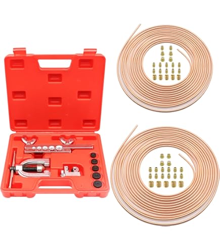 GVSS 10 Pcs Raccord Conduite De Frein En Laiton 4,75 Mm, Kit Reparation Frein,Connecteur De Ligne De Frein,Raccord Durite Frein,Raccords D'Écrous De Ligne De Frein Hydraulique En Laiton Pour Voiture