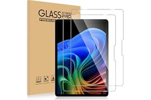 ELYCO Schutzfolie Kompatibel mit Microsoft Surface Pro 12 Zoll für Panzerglas, 2 Stück 9H Härte Anti-Kratzen Glass Protector, Anti-Bläschen Panzer Schutz Glas, HD Clear Displayschutz