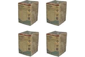 CABANAZ-NAPKINS CABANAZ Original Napkins Lot de 4 paquets de 250 serviettes en papier écologique pour distributeur Cabanaz 100 % recyclé –