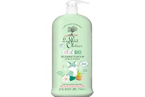 LE PETIT OLIVIER - Douceur Lavant Gel - Bio Baby - Kropp och hår - från födseln - Rengör försiktigt - ekologiskt certifierad - 97% av naturligt ursprung - testad under pediatrisk kontroll - 750 ml