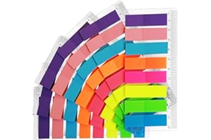 FANDAMEI 8 Colors Writable Index Tabs - 960pcs Small Sticky Notes Flags for School, Office, Mini File Tabs, Reading Notes & Book Markers