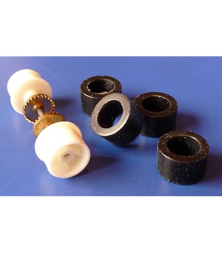 4er Satz Hinterreifen Für Carrera Servo 140 V1 – Mit TOP GRIPP, Made In Germany, 14 Mm Außendurchmesser