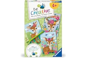 Ravensburger – Be Creative – Mosaïque Junior – Bambi – Création de Tableaux – Loisir créatif – Dès 4 Ans – 25534