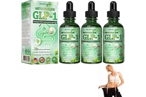 YESTREE BuildLeaf GLP-1 Schlankheits & Gesundheitsfördernde Tropfen, BuildLeaf GLP-1 Tropfen, Natürliche pflanzlichen Extrakten 30ML (3 Stück)