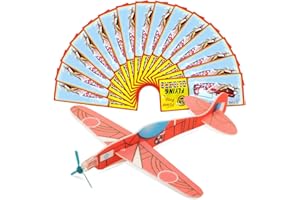 O-KINEE Zestaw ślizgowych samolotów, 15 szt., styropianowe szybowce i ślizgacze dla dziecka, prezent dla gości