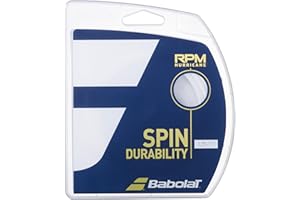 Babolat RPM Hurricane - Cuerda de Tenis, Color Blanco (Juego)