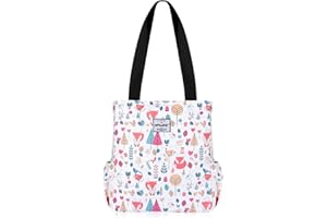 HAWEE Donna Borsa Tote con Zip Leggera Borsa a Tracolla Casual Borsa a Mano Moda Borsa a Spalla Grande Borsa della Spesa Impermeabile Borsetta per Viaggio Scuola Lavoro Quotidiano Vita Yoga Spiaggia