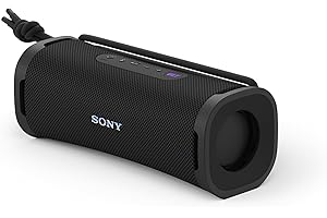 Sony ULT Field 1 Altavoz inalámbrico Bluetooth portátil con ULT Power Sound, Ultimate Deep Bass, IP67, Resistente a los Golpes, 12H de batería, Llamadas nítidas, Negro