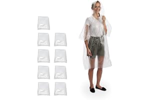REDCAMP Poncho Antipioggia Adulti Taglia L/XL - Impermeabile Con Cappuccio, Per Campeggio Ed Escursionismo, Leggero 0,26 Kg