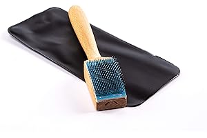 Lenzen Spazzola per scarpe da ballo I Spazzola per irruvidire la suola in cuoio delle scarpe da ballo I In legno e con custodia – Fatto in Germania