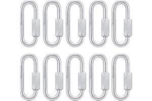 Petzl, Go 8 Mm (Pack of 10), Enlace Rápido Gran Abertura para Los Gimnasios De Escalada, Gris, 8 Mm, Unisex-Adulto