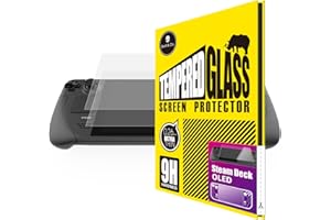 Skull & Co. High Transparency and High Sensitive Tempered Glass Screen Protector for Steam Deck/Steam Deck OLED (2-Pack)