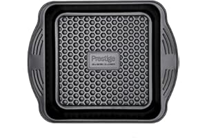 Prestige 48228 Aerolift Square Cake Tin, Carbon Steel, Pack of 1