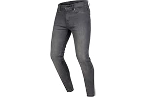OZONE MOTO Striker Jeans de Moto Hombre | Forro de Fibra Aramida | Protectores de Rodilla Flying Bats Nivel 2 | Bolsillos para Protectores de Cadera y Coxis | Slim Fit