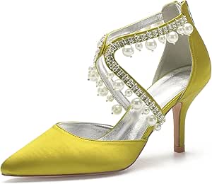 yellow heels amazon