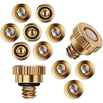 Ugello nebulizzatore, 20 giunti a T e 20 ugelli nebulizzatori, ugelli