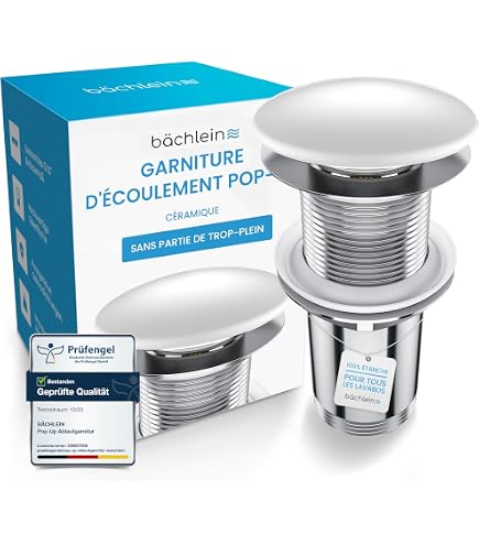 CECIPA MAX Robinet de salle de bain cascade, robinet de lavabo brossé S