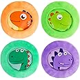 Hilph Children's Ice Pack Cold Compress, Reusable Bump Ice Packs for Kids Boo Boos with Cute Plush Sleeves Children Hot Cold Packs for Kids Fever, Wisdom Teeth, Tired Eyes, Sports Injuries - 4 Pack