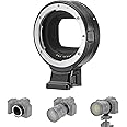 Excefore EF to EOS R Mount Adapter, EF/EF-S Lens to RF Mount Camera Autofocus Converter Ring Compatible with Canon EOS R Ra RP R6 Mark II R6 R5 R3 R7 R10 R8 R50, Max Load: 4.4lb/2kg, NW-EF-EOSR