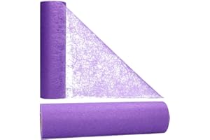AmaCasa - Runner da tavola in Tessuto Non Tessuto Viola, Ideale per Fiori, Matrimoni e comunioni, 30cm/25m (Violet, 30cm)