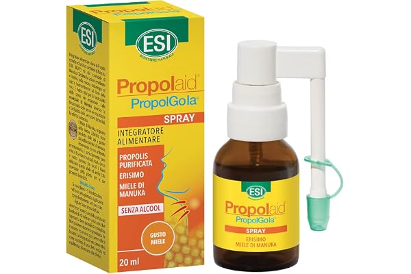 ESI Propolaid Propolgola halsspray med propolis, vägrök och manukahonung, 20 ml