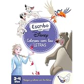 Escribo con Disney. Colorea con las letras (Disney. Primeros aprendizajes): Con letras y figuras para reseguir (Aprendo con D