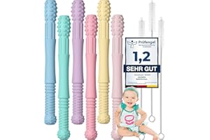 Okonkn kit 6 Pcs Mordedor Bebe Refrigerante-Juguetes Bebes 3-6-12 Meses Para Bebe Recien Nacido Bebe Reborn Regalos Bebe